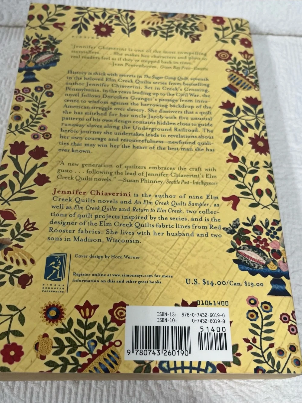 Elm Creek Quilter’s Series Books (3) by Jennifer Chiaverini - #5,6,7 in series